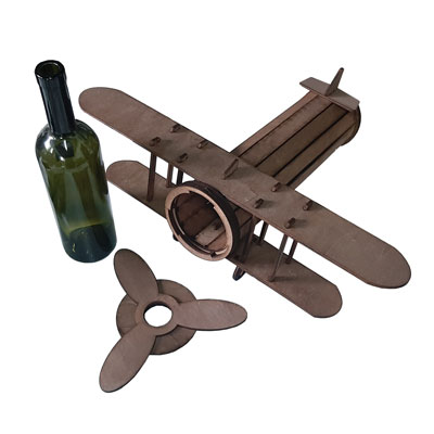 cutie din lemn pentru vin avion
